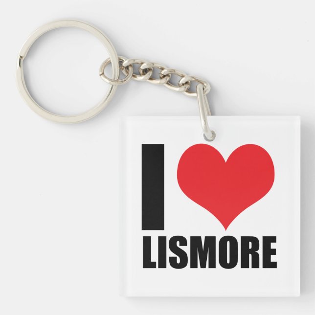 Llavero Me encanta Lismore (Frente)