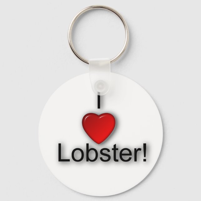 Llavero ¡Me encanta Lobster! (Anverso)