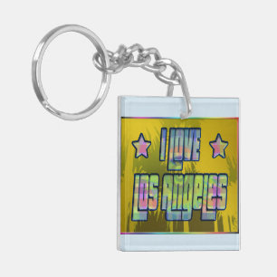 Llavero ME ENCANTA Los Ángeles Hermosa Keychain Sombra