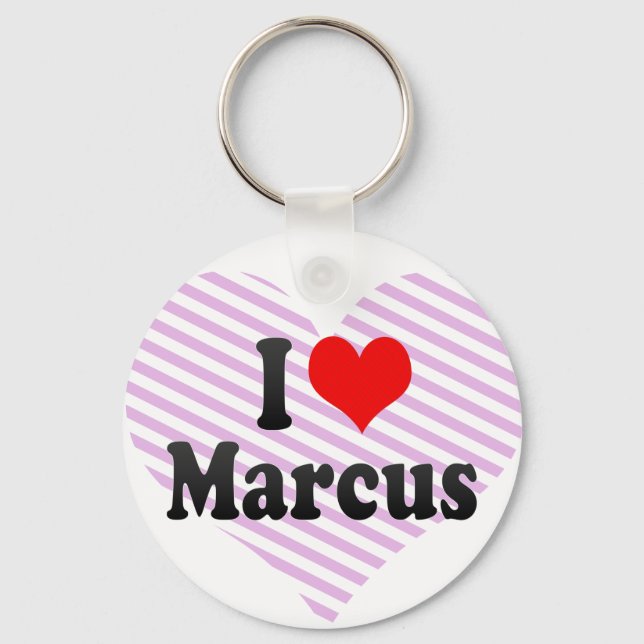 Llavero Me encanta Marcus (Anverso)