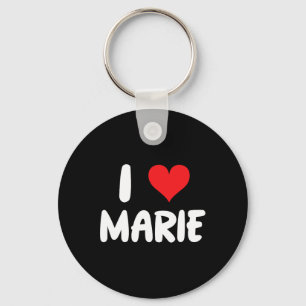 Llavero Me encanta Marie - Corazón - Nombre