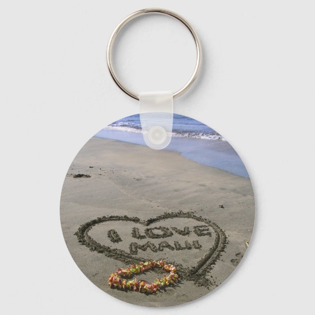 Llavero Me encanta Maui Keychain (Anverso)