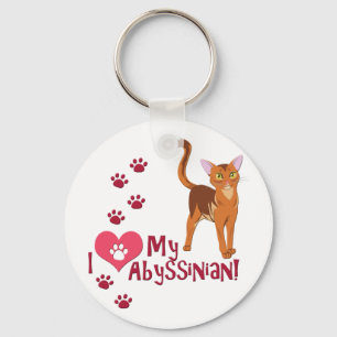 Llavero ¡Me Encanta Mi Abysiniano!