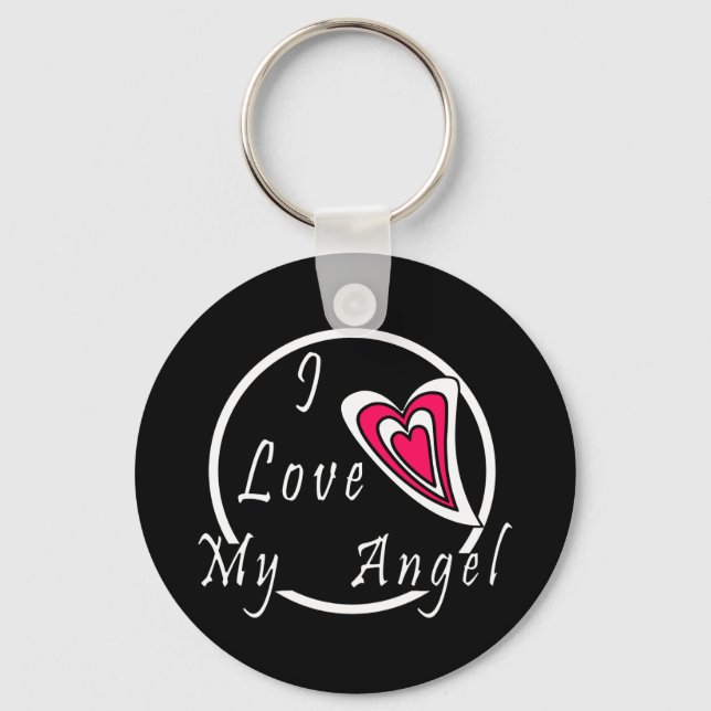 Llavero Me encanta mi ángel (Anverso)