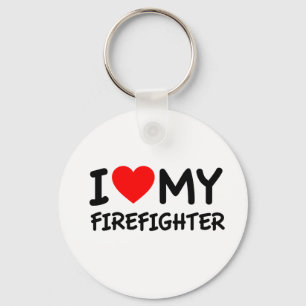 Llavero Me encanta mi bombero