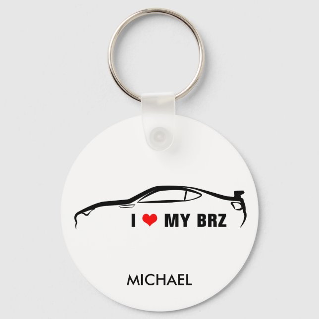 Llavero Me encanta mi BRZ (Anverso)