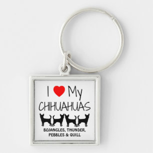Llavero Me encanta mi cadena de Personalizados de cuatro C