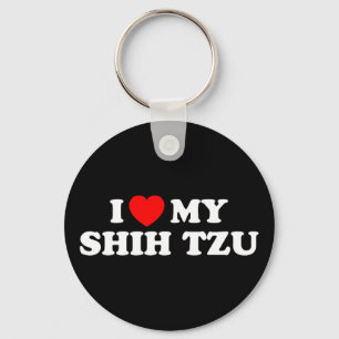 Llavero Me encanta mi cadena Shih Tzu