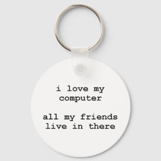 Llavero me encanta mi computadora