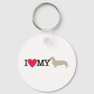Llavero ¡Me Encanta Mi Dachshund!