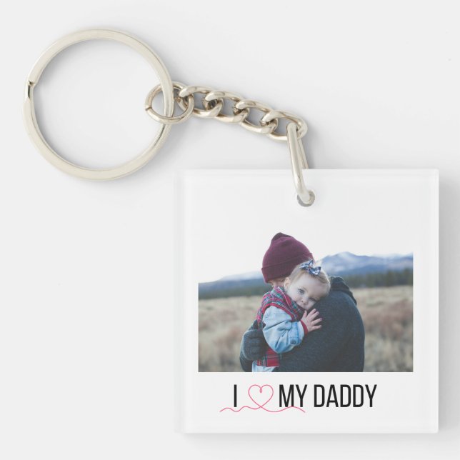 LLAVERO ME ENCANTA MI DADDY KEYCHAIN 2 PERSONALIZADO DE FO (Frente)