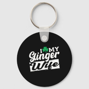 Llavero Me Encanta Mi Esposa De Ginger Redhead Shamrock St