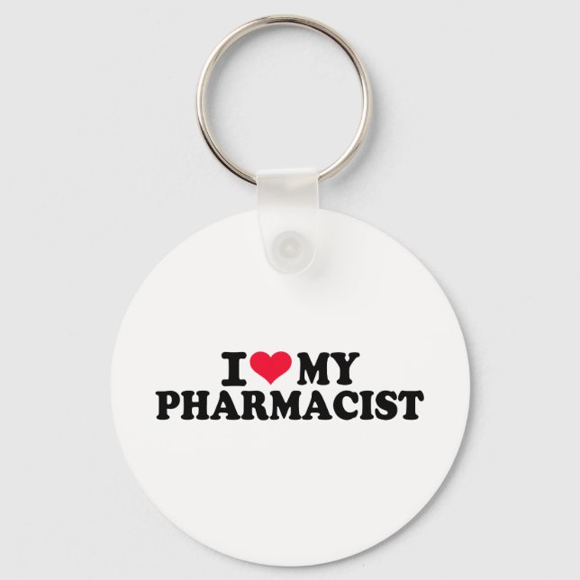 Llavero Me encanta mi farmacia (Anverso)