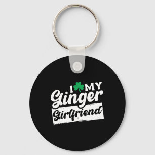 Llavero Me Encanta Mi Ginger Redhead Shamrock St Patricks 