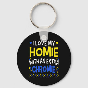Llavero Me Encanta Mi Homie Con Un Papá Noel Chromista Ext