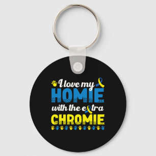 Llavero Me Encanta Mi Homie Con Un Síndrome De Chromie Aba