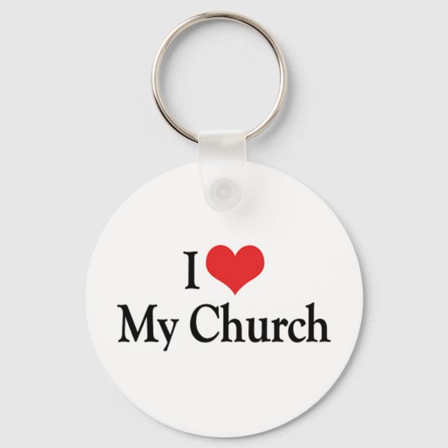 Llavero Me Encanta Mi Iglesia (Anverso)