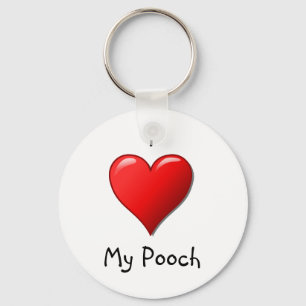Llavero Me encanta mi Keychain de Pooch