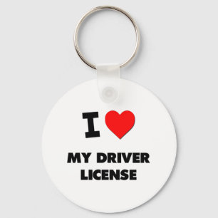 Llavero Me encanta mi licencia de conducir