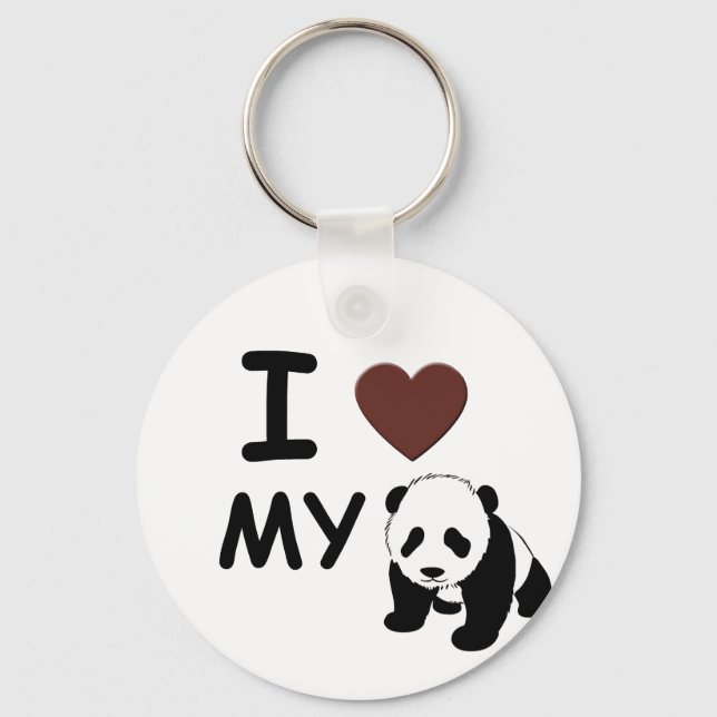 LLAVERO ME ENCANTA MI PANDA (Anverso)