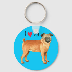 Llavero Me encanta mi Petit Brabancon