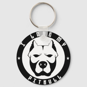 Llavero ME ENCANTA MI Raza de perro mascota PITBULL PIT