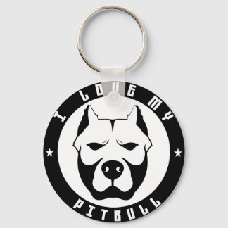 Llavero ME ENCANTA MI Raza de perro mascota PITBULL PIT