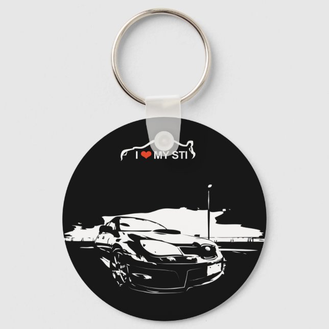 Llavero Me encanta mi STI (Anverso)