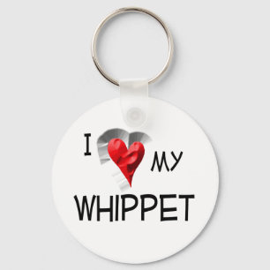 Llavero Me encanta mi Whippet
