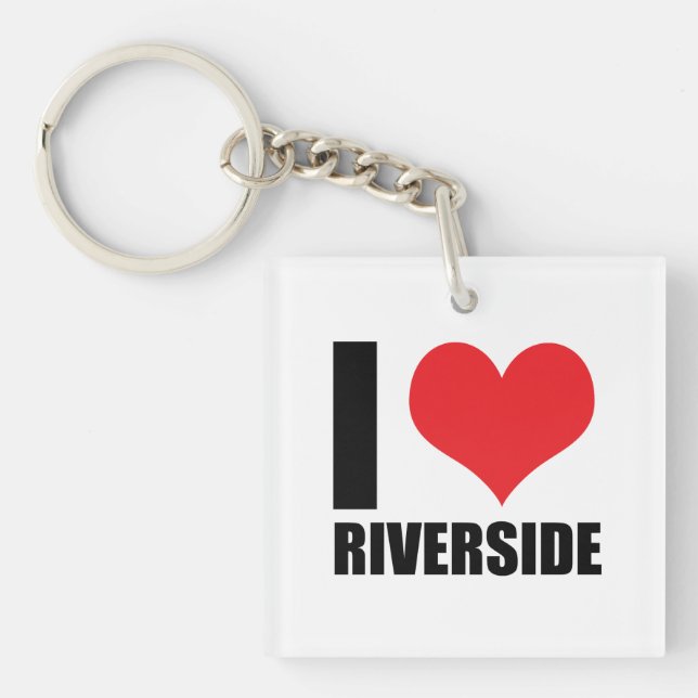 Llavero Me encanta Riverside (Frente)