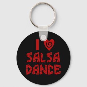 Llavero Me encanta Salsa Dance Personalizado Dancing Lover