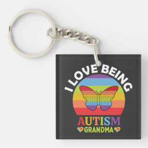 Llavero Me Encanta Ser Abuela Autista, Abuela De Autismo R
