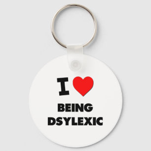 Llavero Me Encanta Ser Dsylexico