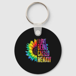 Llavero Me Encanta Ser Llamada Memaw Sunflower Tye Dye Mot