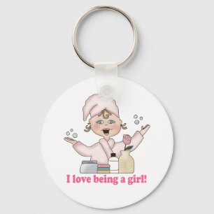 Llavero Me Encanta Ser Un Keychain Chica