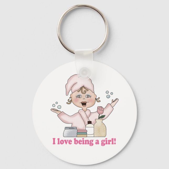 Llavero Me Encanta Ser Un Keychain Chica (Anverso)