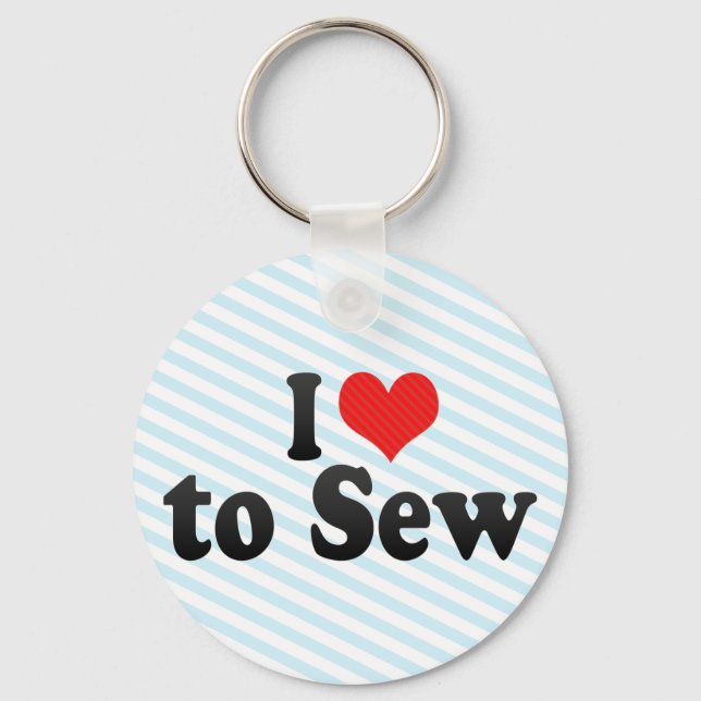 Llavero Me encanta sew (Anverso)