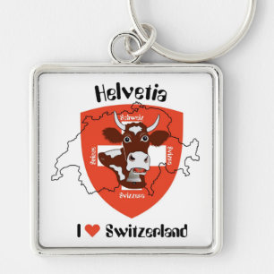 Llavero Me encanta Suiza Schlüsselanhänger