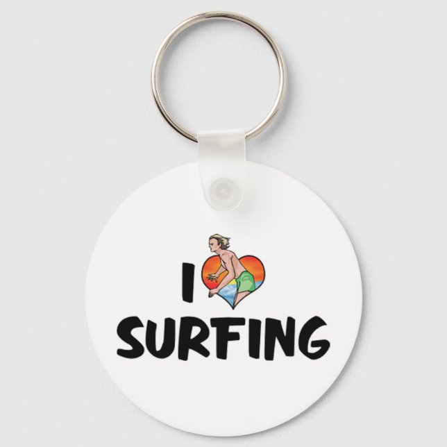 Llavero Me Encanta Surfear (Anverso)