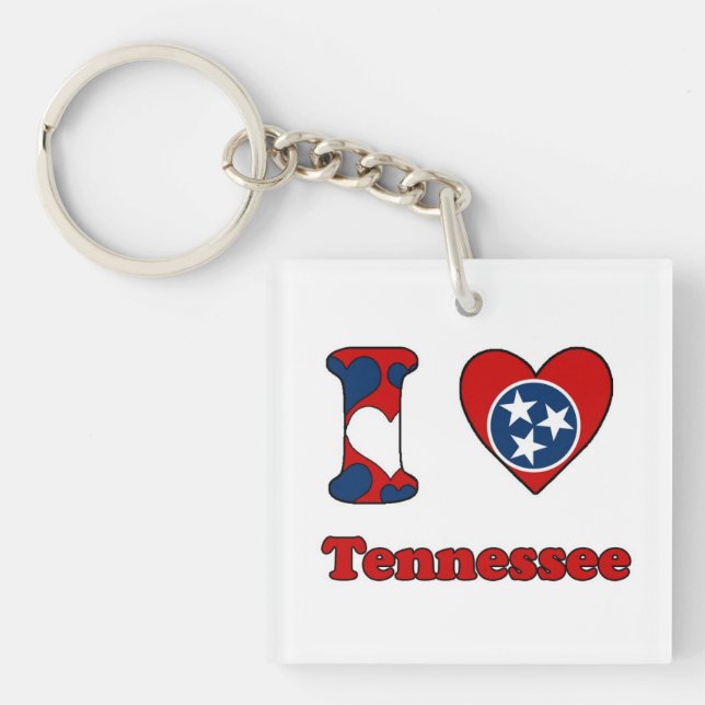 Llavero Me encanta Tennessee (Frente)