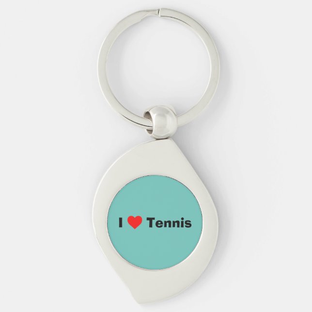 Llavero Me encanta Tennis Mint Green (Anverso)
