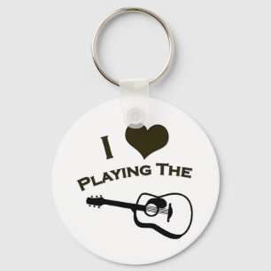 Llavero Me encanta tocar la guitarra