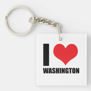 Llavero Me encanta Washington
