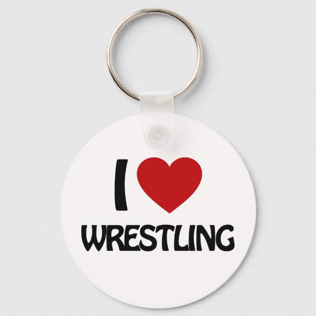 Llavero Me encanta WRESTLING (Anverso)