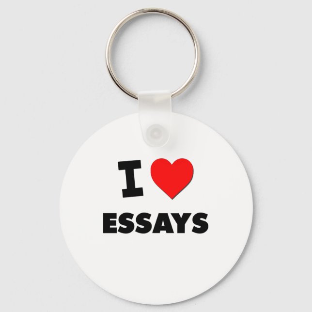 Llavero Me encantan Essays (Anverso)
