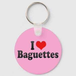 Llavero Me encantan las baguettes