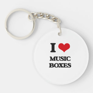Llavero Me encantan las cajas musicales