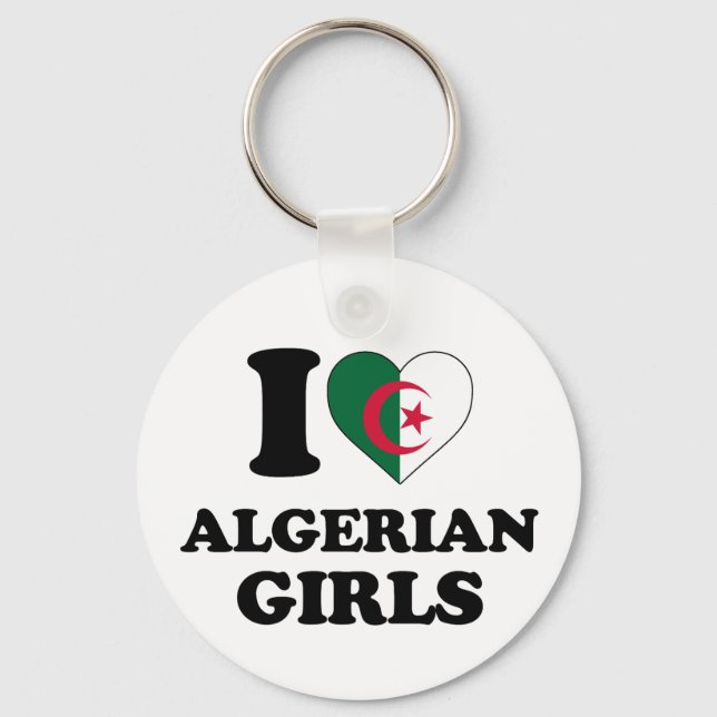 Llavero Me encantan las chicas argelinas (Anverso)