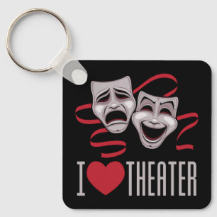 Llavero Me Encantan Las Máscaras De Comedia Y Tragedia Del