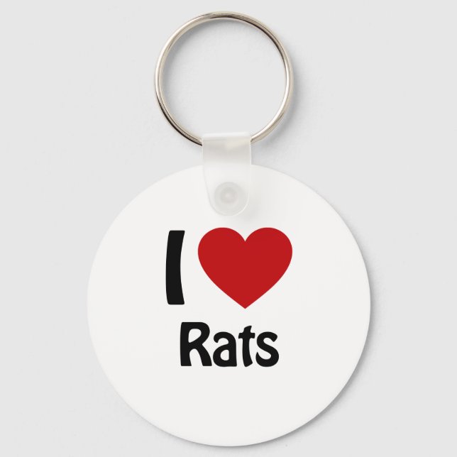 Llavero Me encantan las Ratas (Anverso)